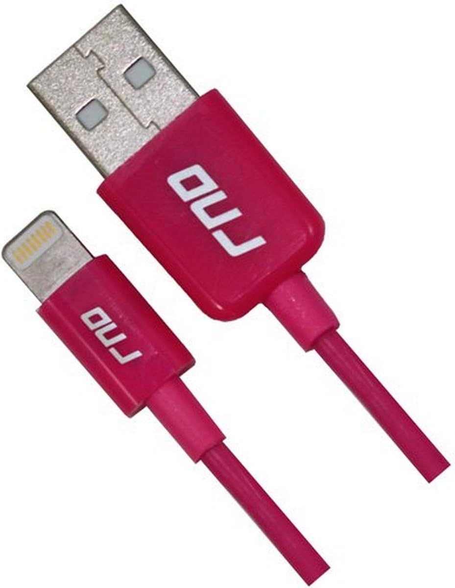 Rnd Apple Certified Lightning USB 3.3Ft Cable (2-Pack) for Iphone (11, Pro, Max, XS, Max, XR, X, 8, Plus, 7, Plus, 6, 6S) Ipad (Pro, Air, Mini) and iPod (3.Feet/1 Meter/Pink)