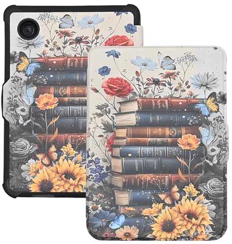 Housse Kobo Clara 2E motif fleurs pour lire confortablement dans votre lit ou le train