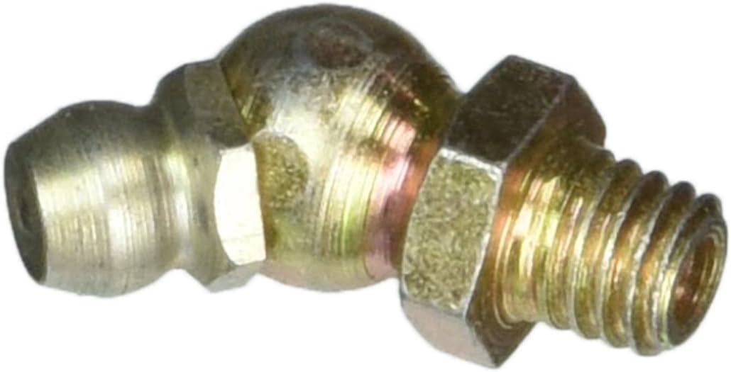 LubriMatic 11-301 Grease Fittings - 6mm, 1.0 Metric Straight - Pack of 5