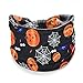 TailaiMei 4 Pcs Halloween Headbands for Women, Wide Turban Dress Up Costume Headband, Pumpkin Spider Web Bad Skeleton Hair Band