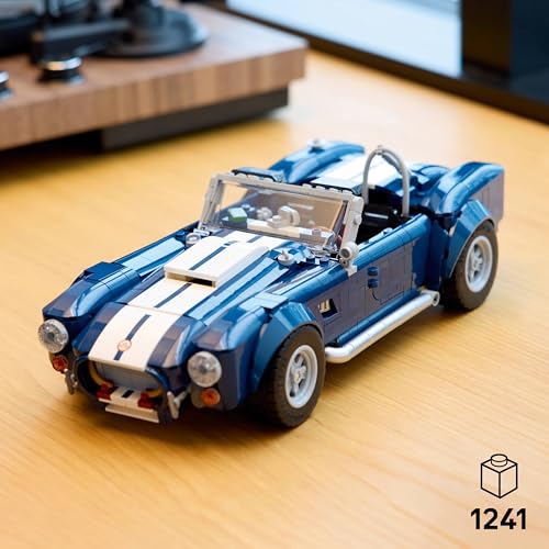 Image of LEGO Icons Shelby Cobra 427 S /C Home and Office Decor, Model Car Kit for Adults 10357