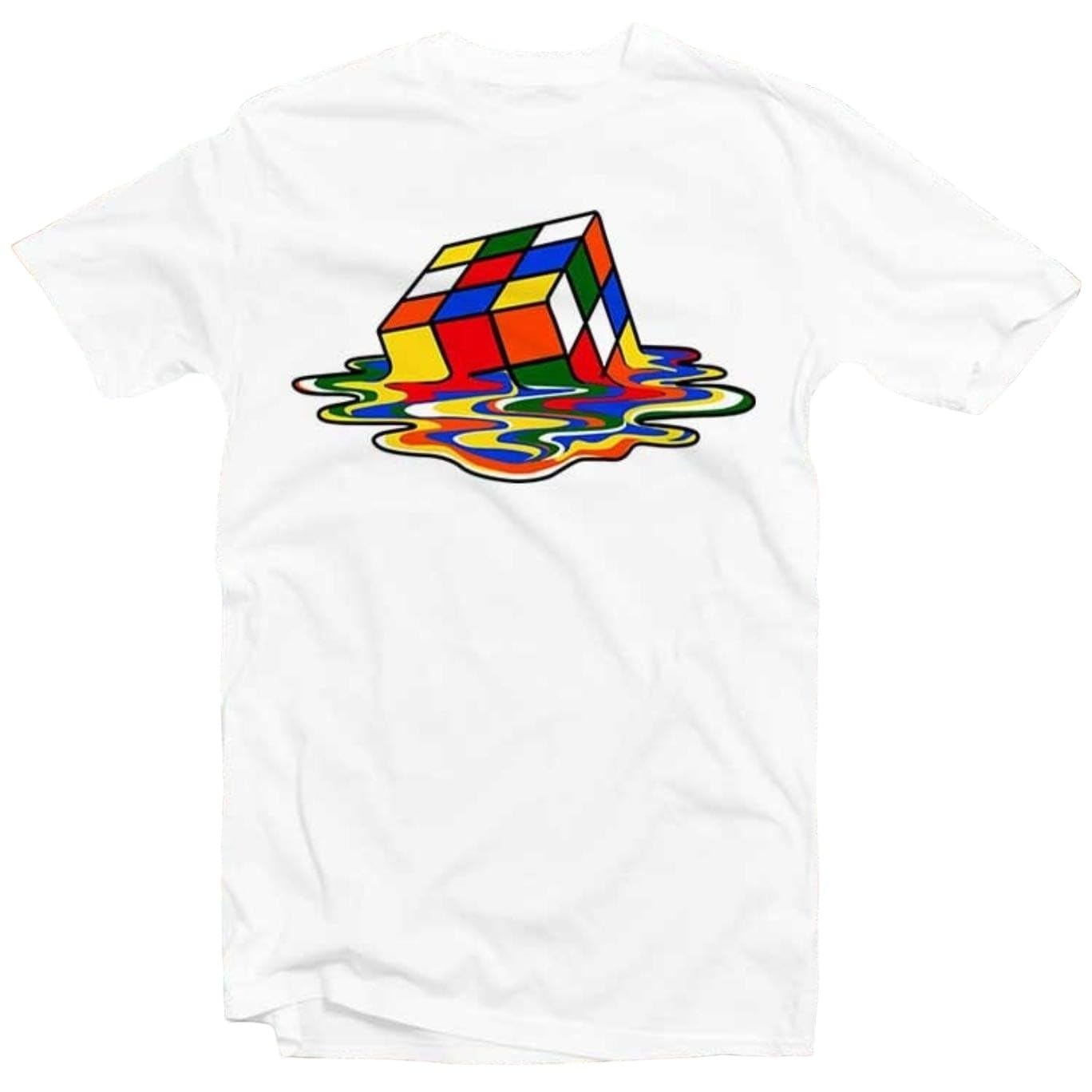 GenericMelted Rubix Cube T Shirt Worn by Sheldon Coopers Funny Men Women Tv Show Smart Nerd Shirt Tee T Shirt
