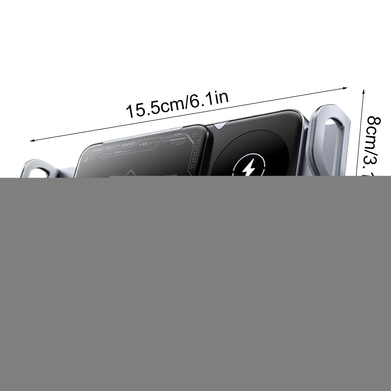 Bezprzewodowa Ładowarka Samochodowa z Uchwytem Podstawka Na Telefon Na