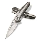 Zero Tolerance Original 0990&comma; CPM 20CV Spear Point Pocket Knife&comma; 3&period;25-in&period; Blade&comma; Manual KVT Ball Bearings Opening&comma; Inset Liner Lock &lpar;0990&rpar;&comma; Multicolor&comma; Cotton Jersey