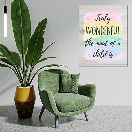 Panneau en bois rustique citation chambre enfant déco murale verticale