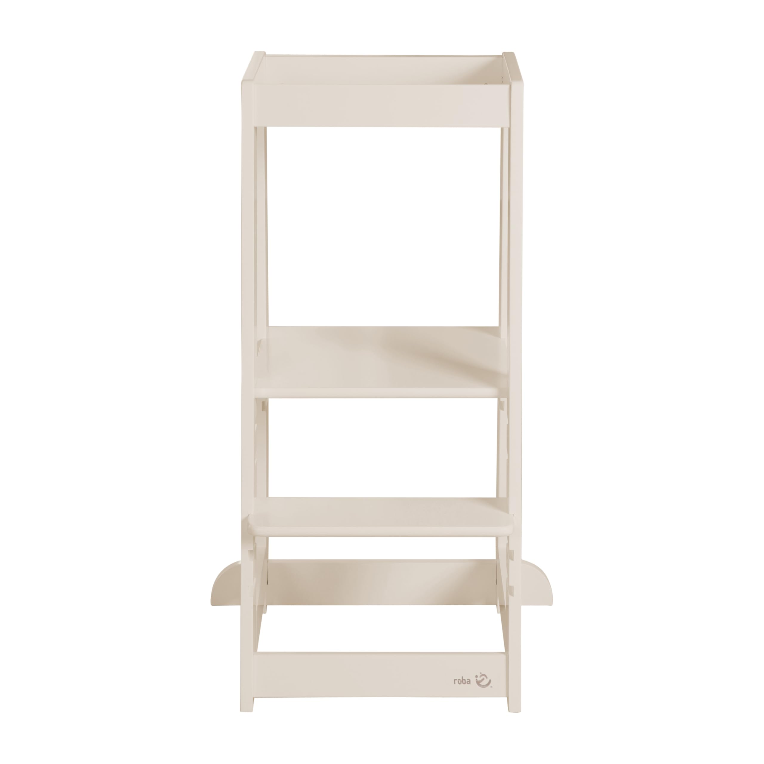 roba Torre Montessori 'Monti Step' - Sgabello sicuro per bambini - Ideale come aiuto in cucina - Capacità di carico fino a 80 kg - Legno certificato FSC - Beige/Cashmere