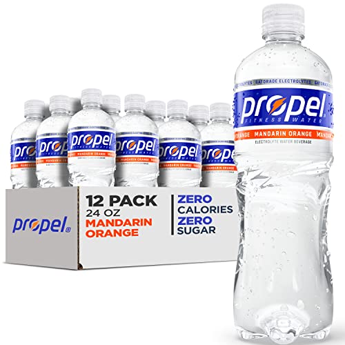 Image of Propel, Mandarin Orange, Zero Calorie Water Beverage with Electrolytes & Vitamins C&E, 24 Fl Oz (Pack of 12)