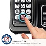 Panasonic Cordless Phone with Answering Machine, Advanced Call Block, Bilingual Caller ID and Easy to Read High-Contrast Display, Expandable System with 2 Handsets - KX-TGD832M (Metallic Black) - Image 3