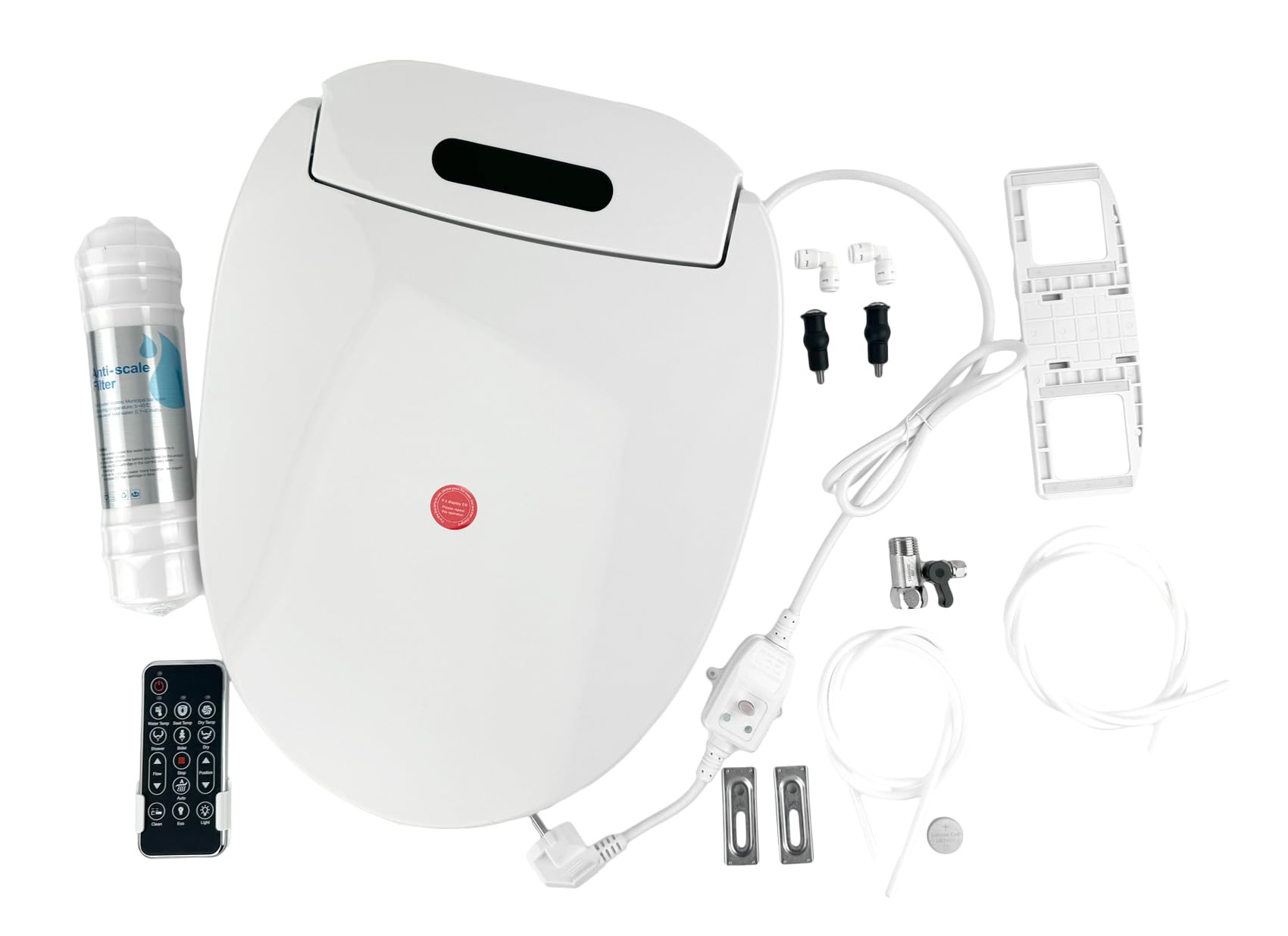 WELDINGER Toilettensitz Bidet  mit Waschfunktion – Smarter 230 V Modell