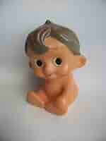 昭和レトロ　和光堂　ワコちゃん　ソフビ「大」 Amazon.co.jp: 美品 昭和レトロホビー 和光堂キャラクター