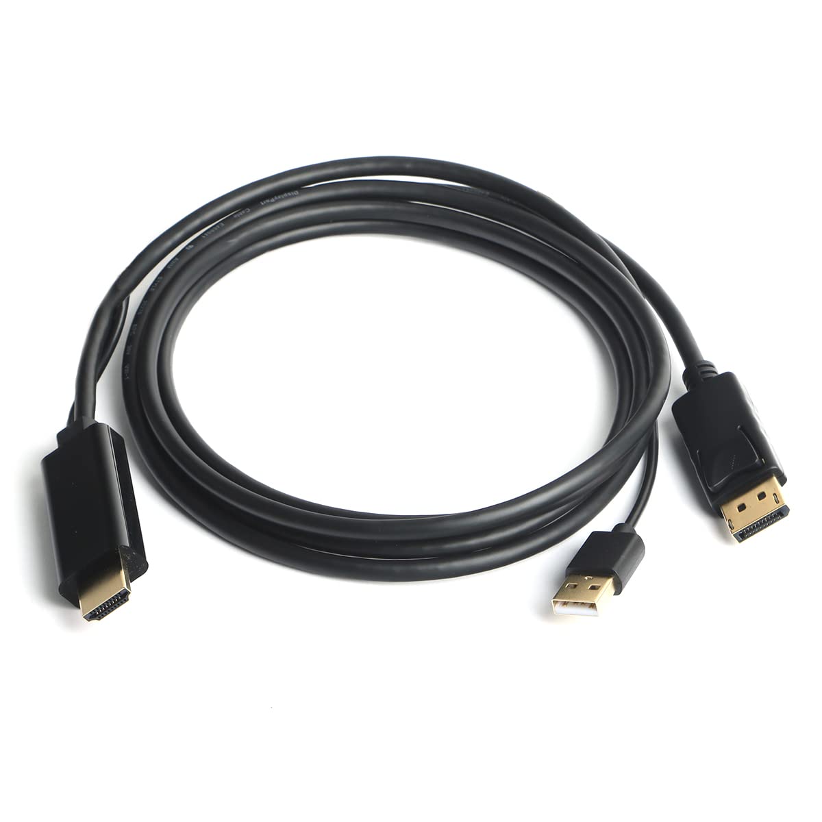 Dark HDMI To Displayport Dönüştürücü 2 Metre USB Güç Kablosu Destekli Kablo