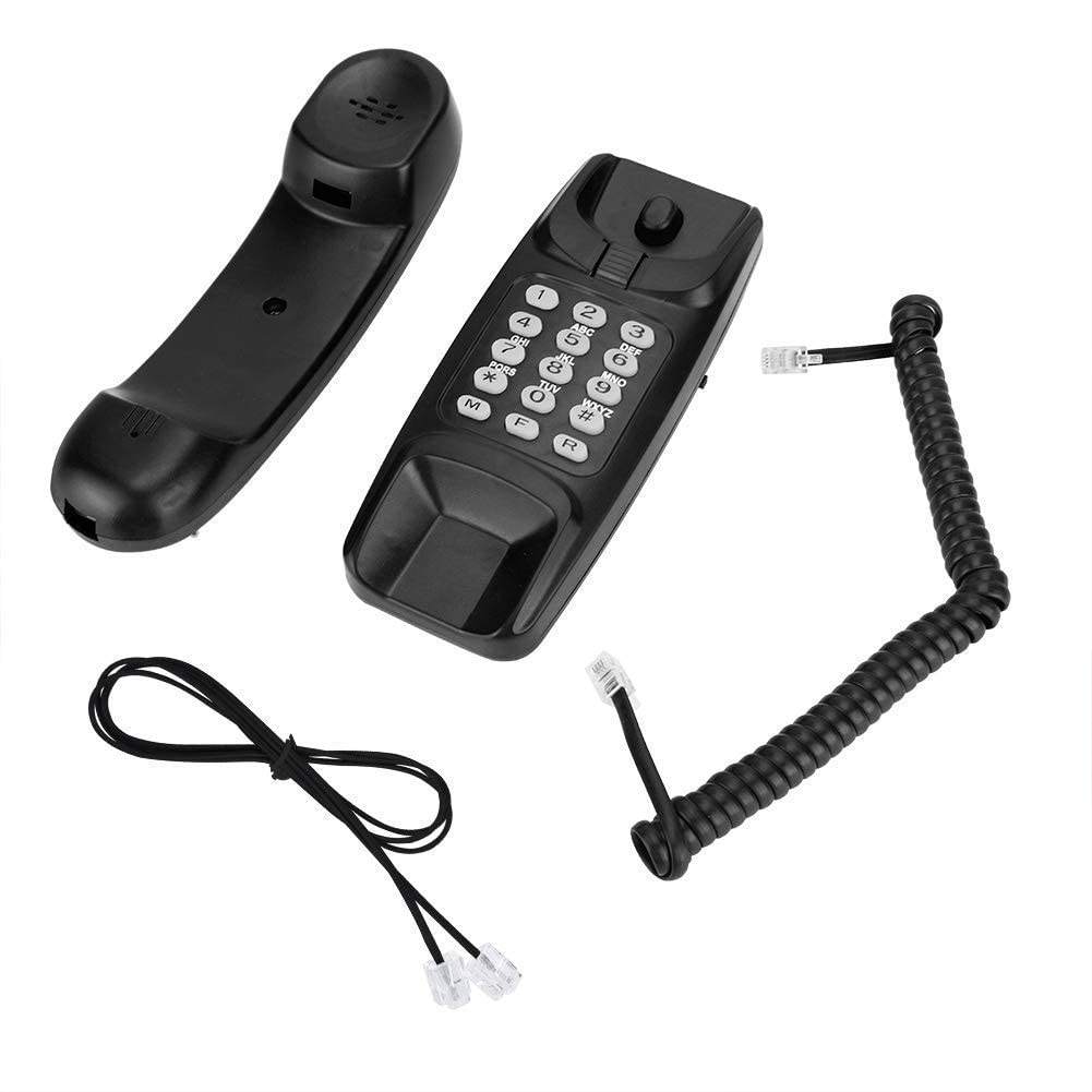 SHRBI Digital Corded Landline Telephone Ringer Volume Control Phone for Home Office Hotel
