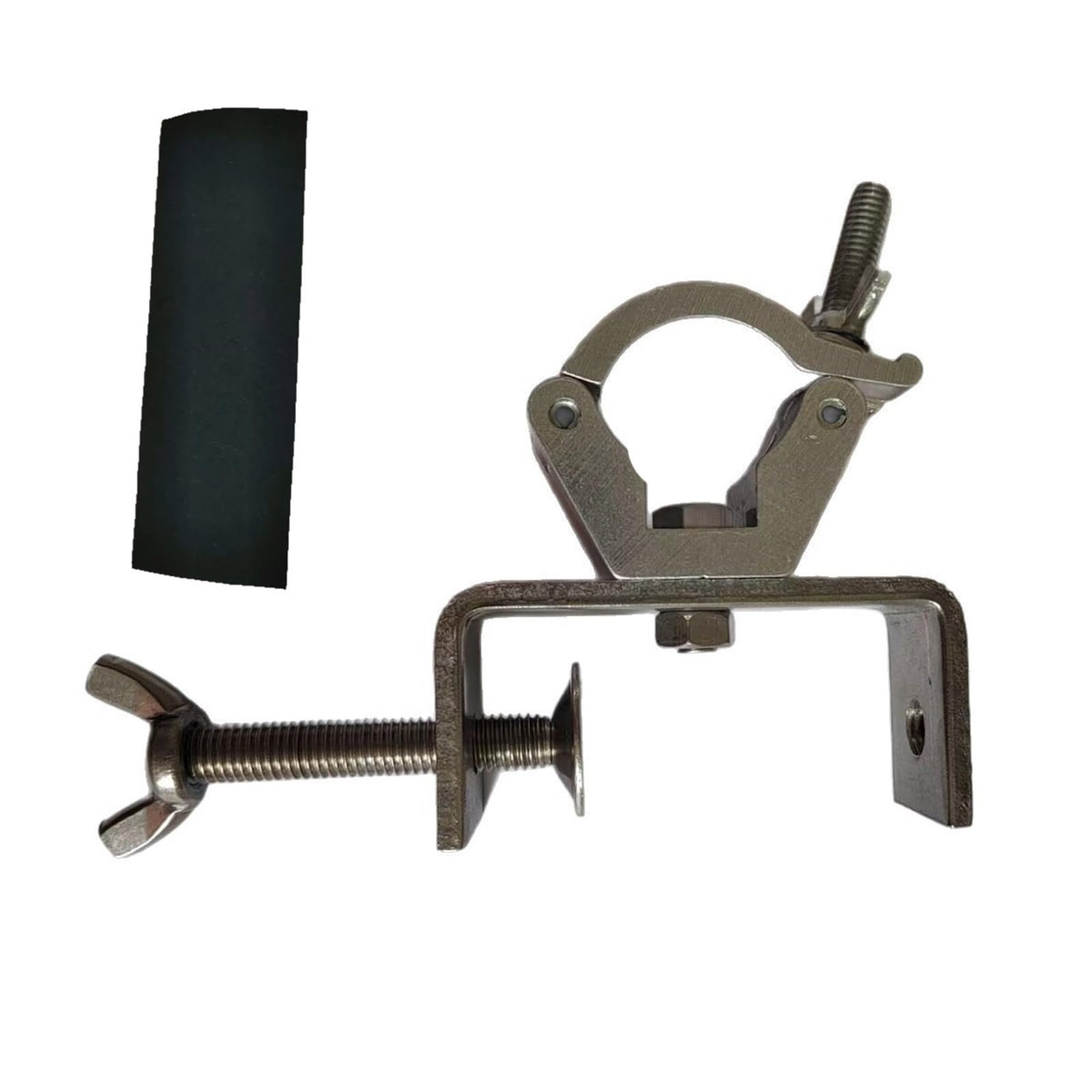 fexxkg Roof Rack Fixing Clamp for Camping Awning Secure Installation On Vehicle Side Rails Roof Rack Mounting Bracket