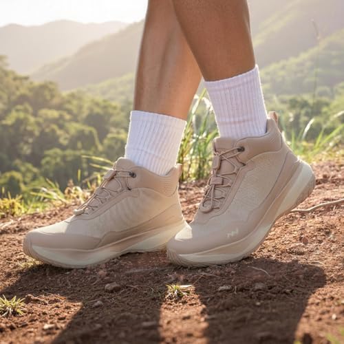 Image of Women's Hiking Boots Waterproof Lightweight Trail Shoes Zn-30 | Lightweight Feel, Easy to Wear, Modern Outdoor Style, Mid-cut Supportive Fit, Comfort for Walking & Travel