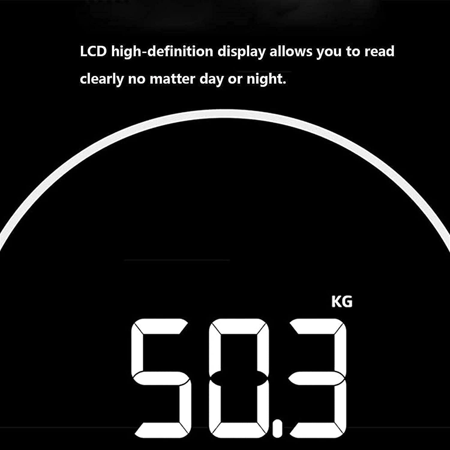 Waga ciała, waga łazienkowa, cyfrowa waga elektroniczna z technologią Step-On, szkło hartowane 6 mm, łatwy do odczytania podświetlany wyświetlacz LCD, 181 kg, czarna