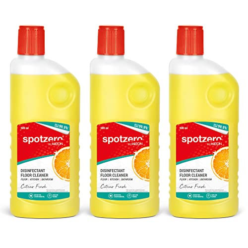 Image of Spotzero by Milton Disinfectant Floor Cleaner, Set of 3, 500 ml Each