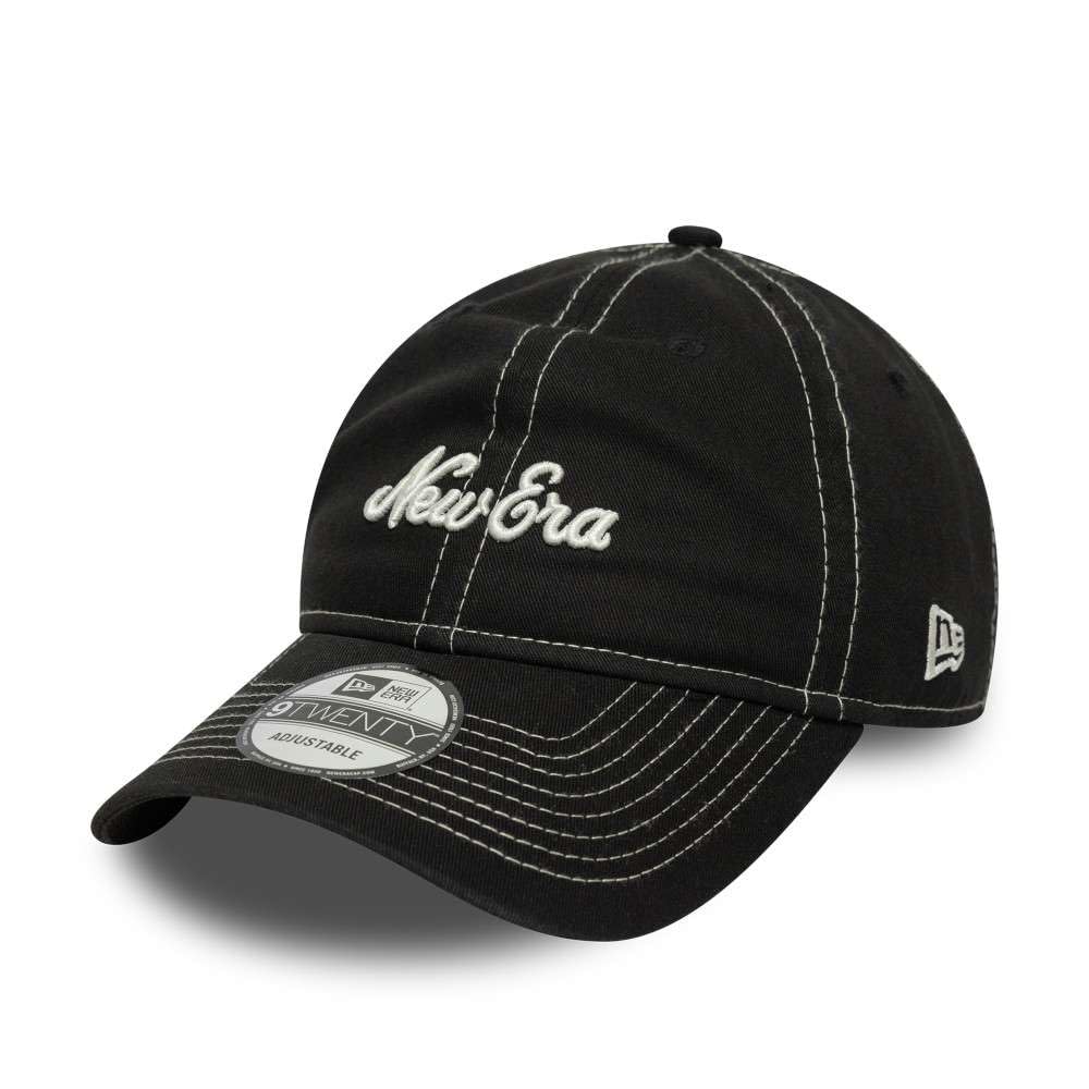 New Era Women's Adjustable Baseball Cap - Ne Black/White - Ladies