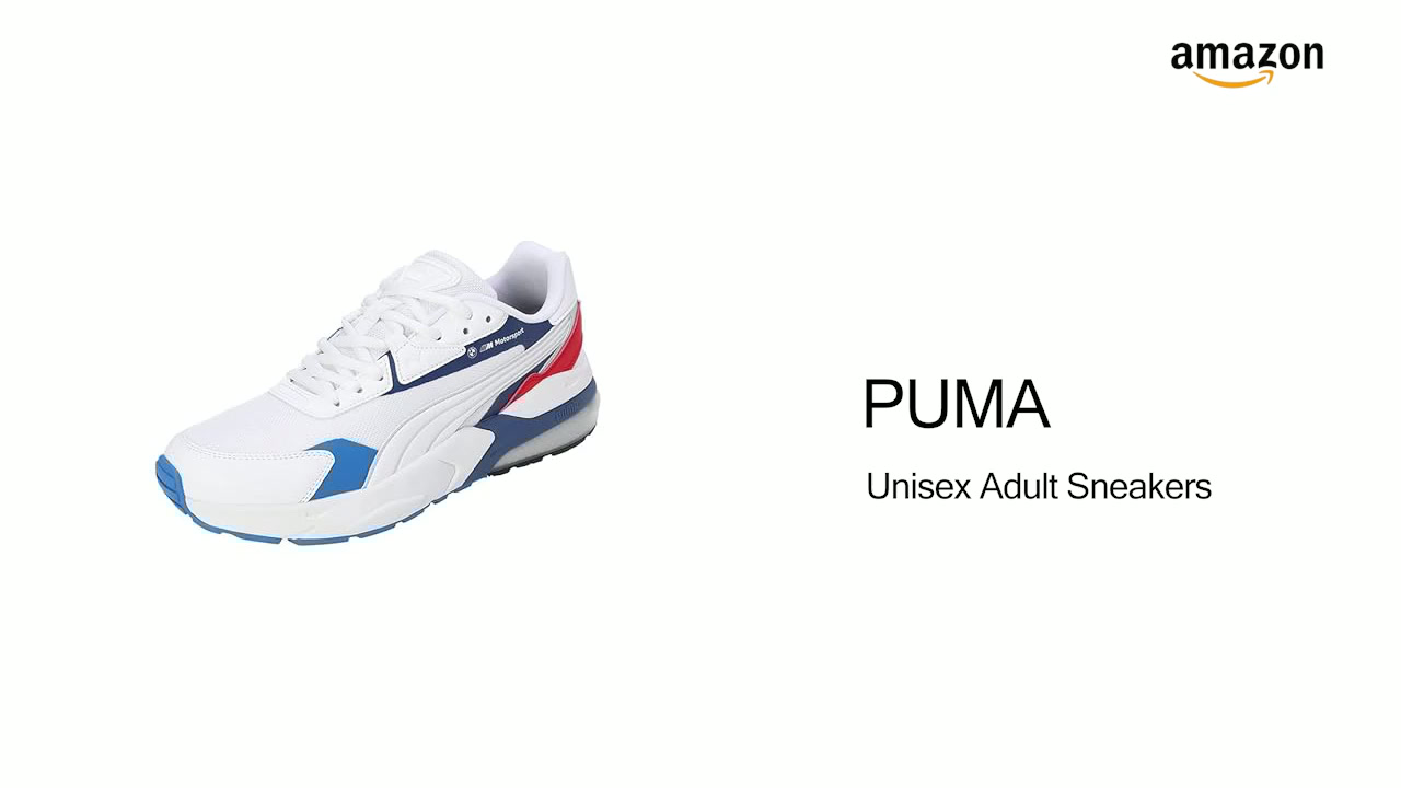 Buy Puma Unisex-Adult BMW MMS VIS2K White-Pro Blue Sneaker - 7 UK