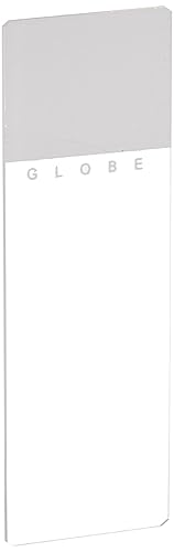 Globe Scientific Diapositivas para microscopio, 1324W, blanco esmerilado, vidrio de cal soda, bordes de tierra, esquinas de seguridad, 0.984 in x