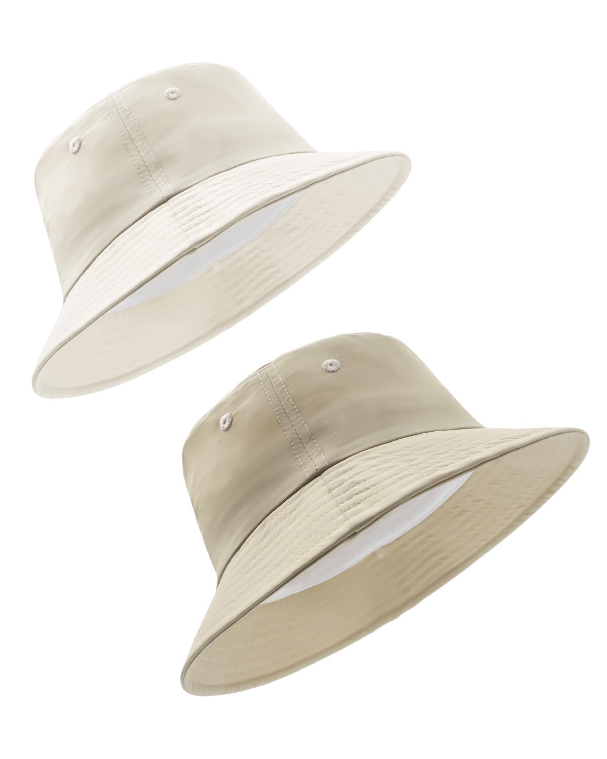 Oversize XXL Quick Dry Bucket Sun Hat,Water Repellent Fisherman Hats,Lightweight Summer Travel Hat with Detachable Chin Strap