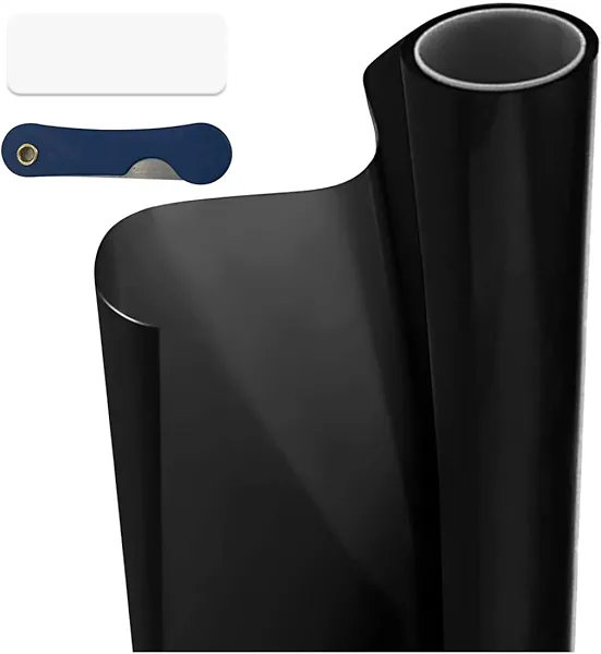 Car Window Tint Film for Auto Sun Shade Roll Width 20"×Length 19.68Ft Universal Dark Vinyl Protection Film with 5% VLT, Privacy Sunlight Heat UV Block Protection & Scratch Resistant