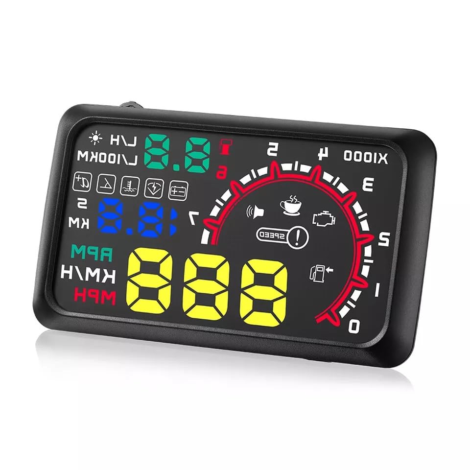 ; Your Store. Your Place5.5Inch Universal Hud Head Up Display Obd Ii Projector Digital Light Speed Warning, Black-image-20