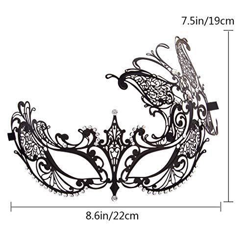 Image of Coddsmz Couples Venetian Masquerade Mask Set Luxury Style Princess Party Mask for Couples Women and Men Mardi Gras Masks