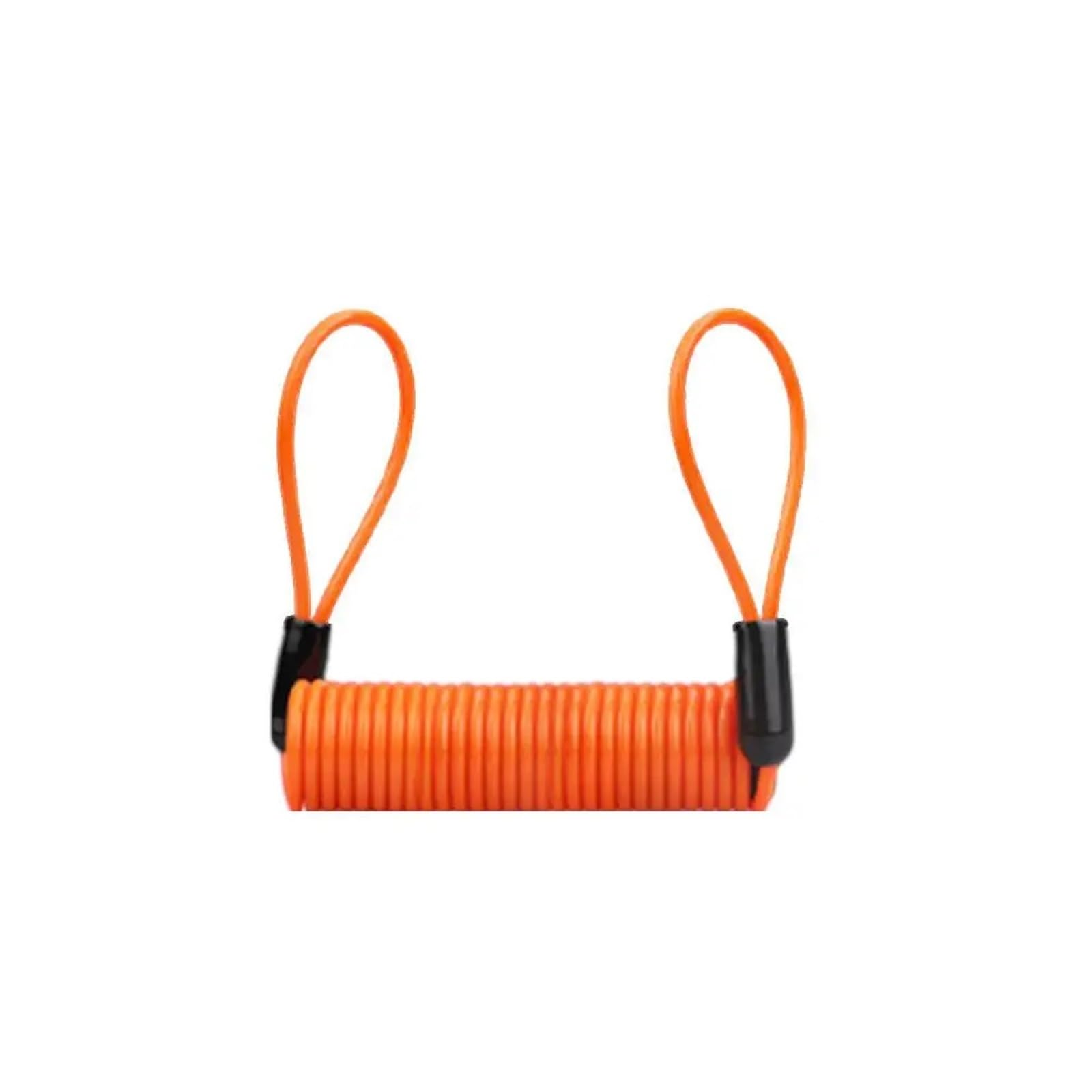 Bqwyedpl Orange Motorcycle Handlebar Lock Alarm Disc Lock Security Anti Thief Motorbike Motorcycle Wheel Brake & Bag And Reminder Spring Cable Motorcycle Chain And Padlock(Orange)