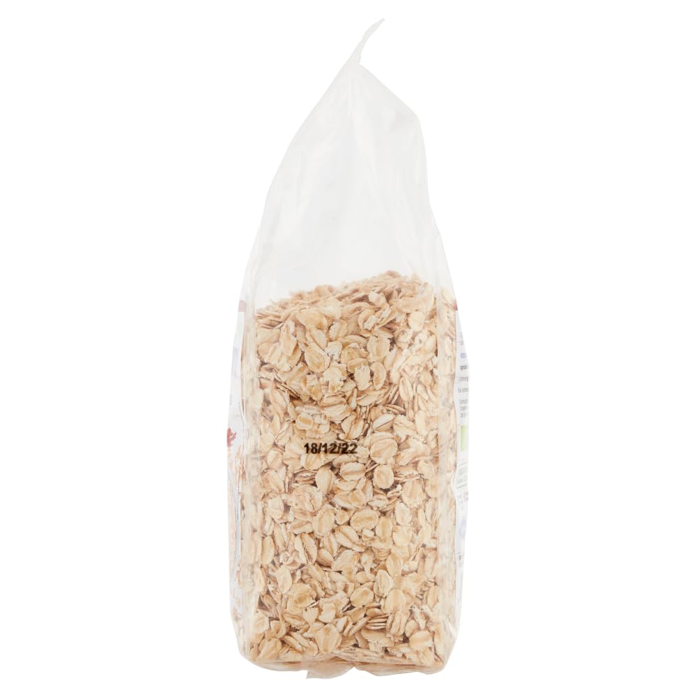 Italian Gourmet Náttúra Italian Gourmet Fiocchi di Avena Integrali BIO 12 x | Da agricoltura biologica, aus kontrolliertem Anbau, ideale per colazione, Gesamtnettogewicht 6 kg + Kostenlos Polpa 400g