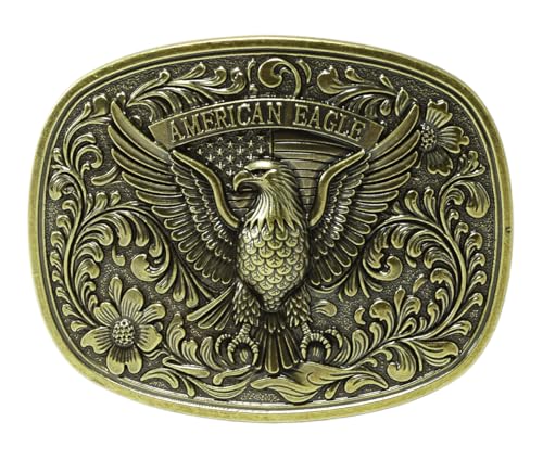 Image of Moranse Cross Cowboy Kneeling Prayer Horse Zinc Alloy Belt Buckles