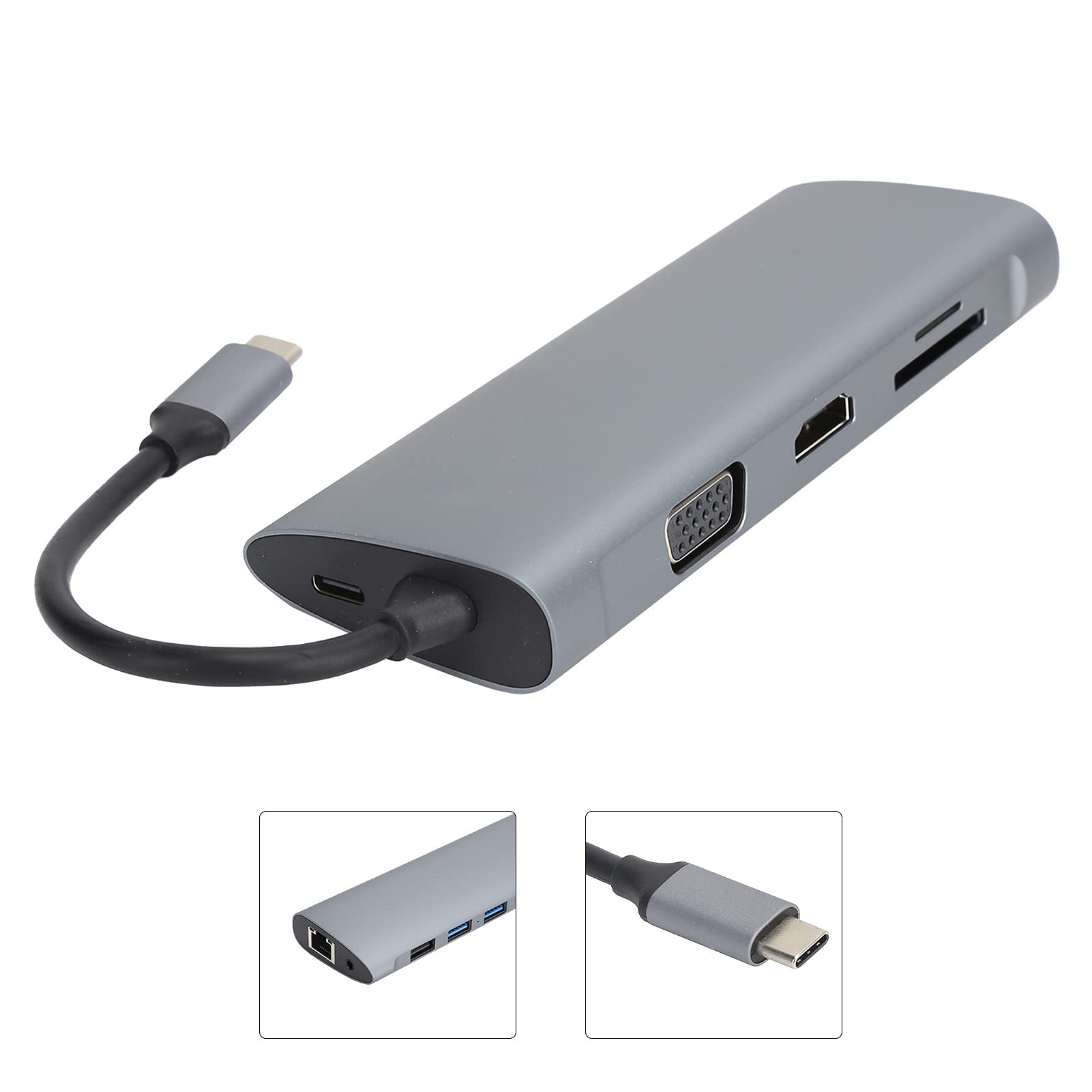 Docking Station di Tipo C Docking Station 11 in 1: Trasferimento Dati Ad Alta velocità per Impiegati