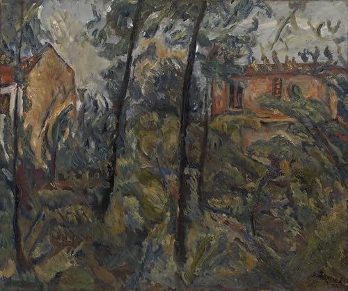 Peinture sur toile paysage de maisons pour créer un cocon zen