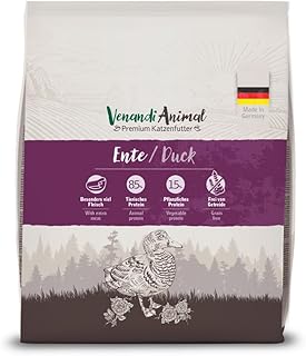 Venandi Animal Premium Dry Cat Food Duck Grain Free with Lots of Fresh Meat 300 g. product image