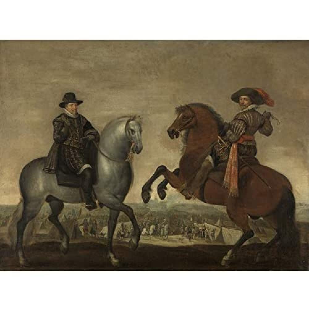Artery8 Van Hillegaert Princes Maurice Frederick Henry Art Print Canvas Premium Wall Decor Poster Mural