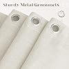 90 Inch Shower Curtain Linen Neutral Earth Tone Ex... #4