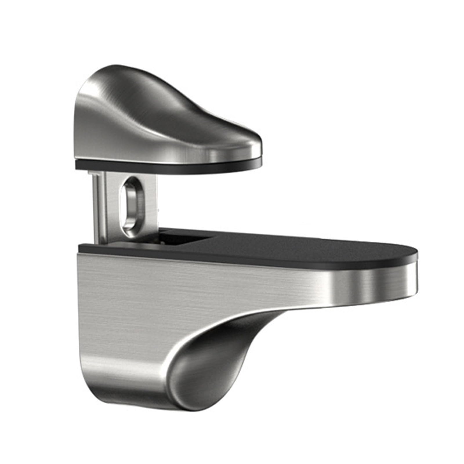 Metal Glass Shelving Brackets Adjustable Wall Mount Clamps Elegant Glass Shelf Simple Intalls for Panel Panel Carriers