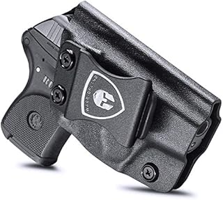 Ruger LCP Holster, IWB Kydex Holster Fits: Ruger LCP .380 Pistol - Not Fit LCP II .380/LCP II .22 LR/LCP MAX, Inside Waistband Concealed Carry, Adj. Cant & 'Posi-Click' Retention, Right Hand