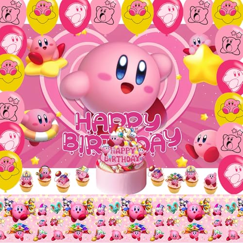 karg ???????????????????? ???????????????? Birthday Party Supplies Favors for Boys Kids Super Star Birthday Party Decorations Including Tableware Backdrop Cake Cupcake Toppers Ballons