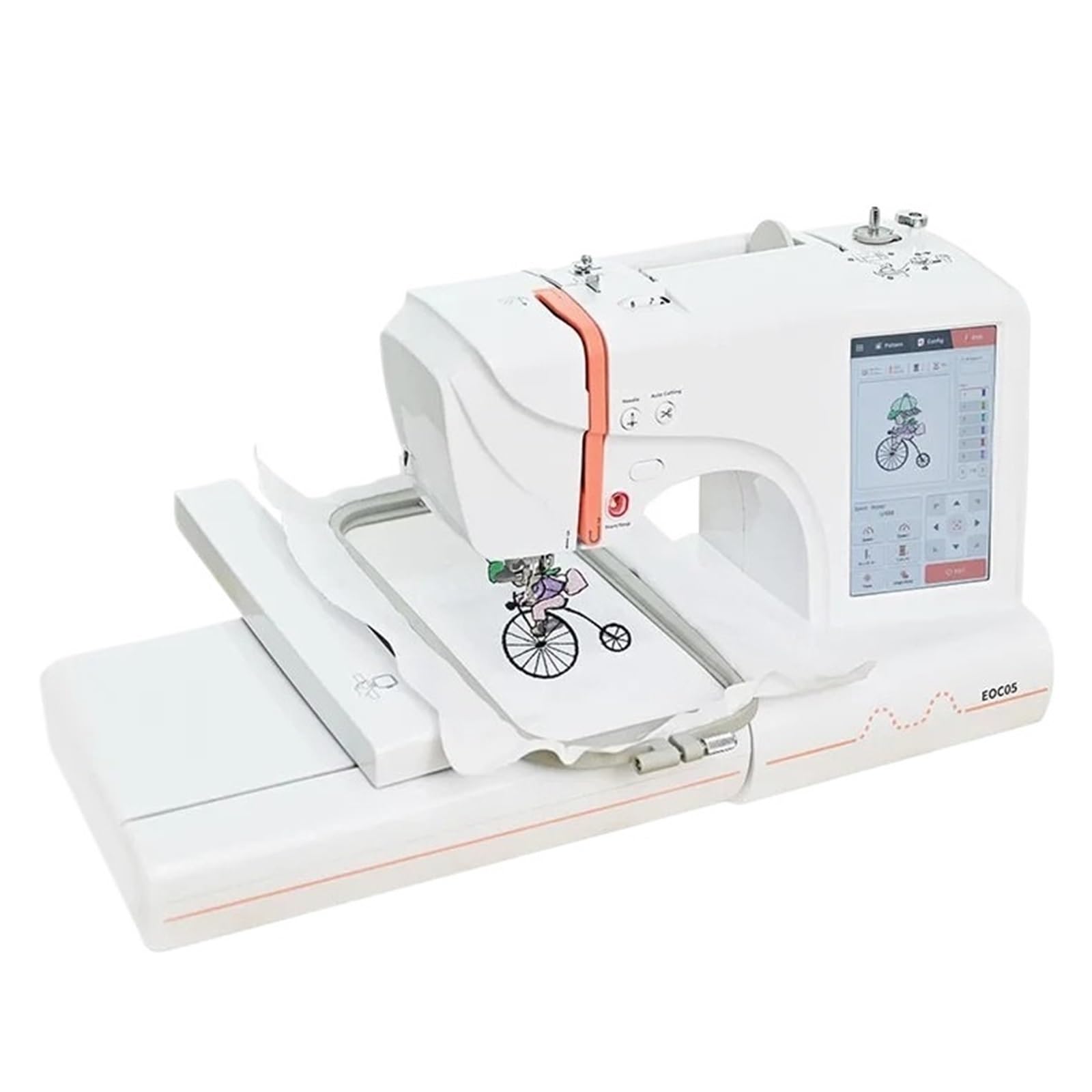 Máquina De Bordar Doméstica For Ropa, Máquina Automática Computarizada Que Incluye Hilos, Bobinas Estabilizadoras Arrancables FáCil De Usar