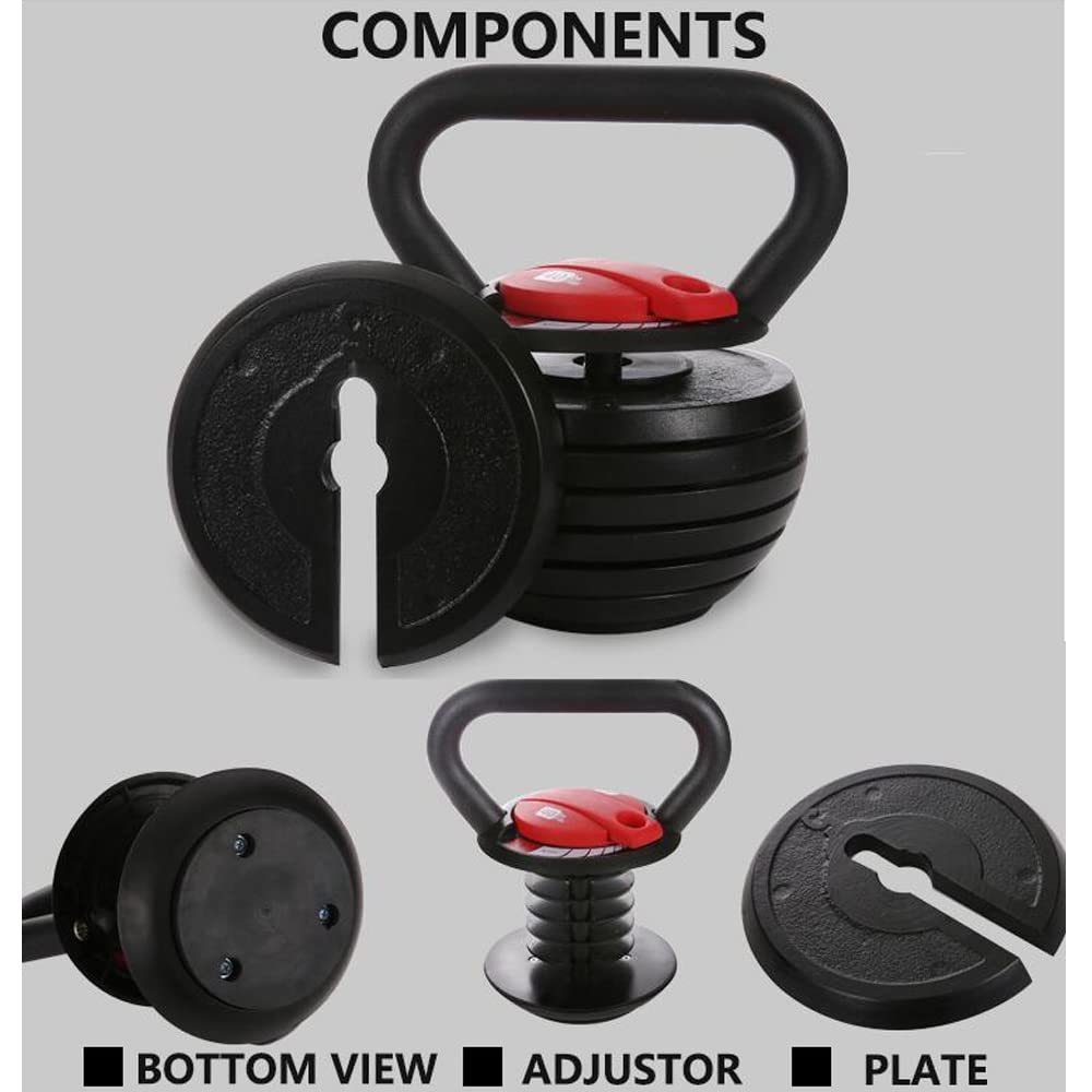 Zestaw Kettlebell Z Regulacją Wagi Fitness Konkurencyjny Komercyjny Lakierowany żeliwny Kettlebell Do Domowej Siłowni Fitness Core Trening Siłowy