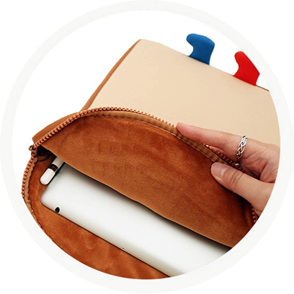 Promo 40% OFF 9-11 Inch Tablet Sleeve Bag Carrying Case Fits iPad air 5 10.9 2022 iPad Pro 11 2021-2018, iPad 9 8 7th Gen 10.2, iPad Air 4 10.9 Air 3 10.5, Tab S8 11 Tab A 10.1 Toast Beige