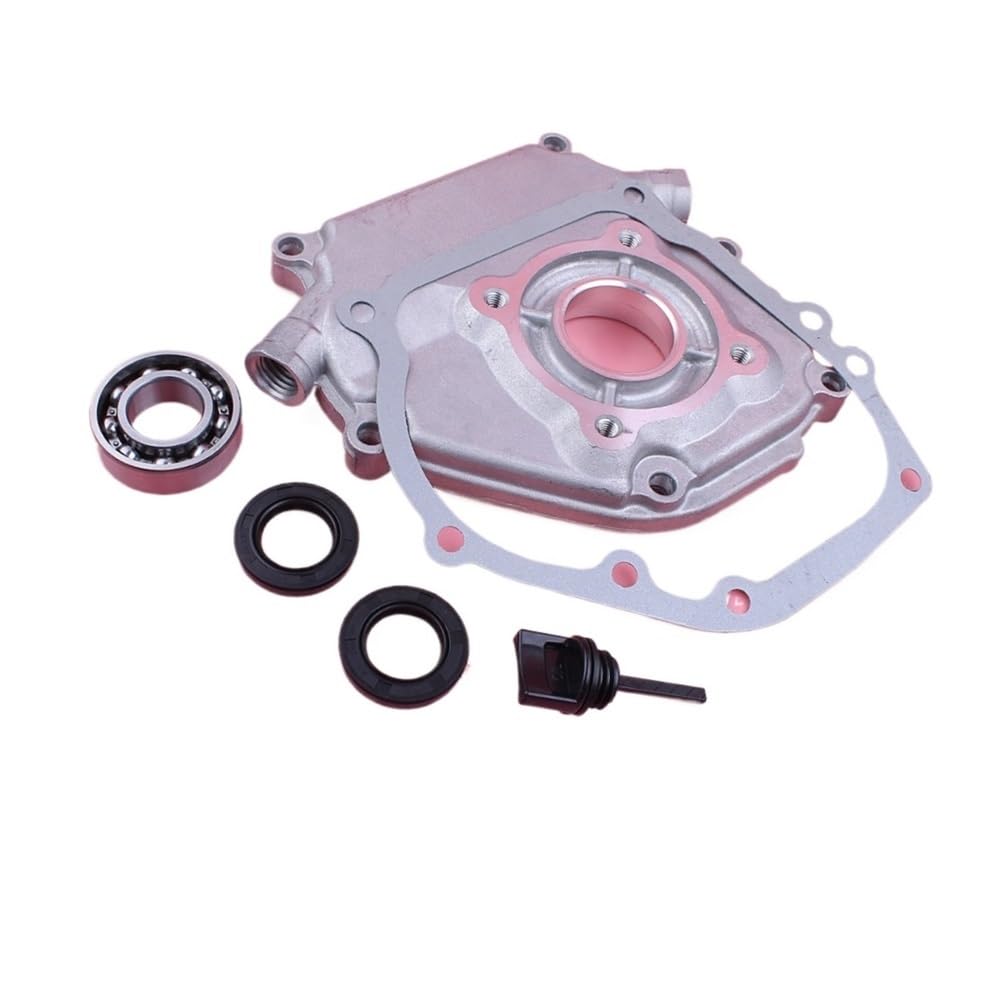 Junta Protectora del cárter Compatible con Honda GX160 GX200 GX 160 200 5.5HP 6. Varilla de Nivel del Sello de Aceite del cojinete del cigüeñal, Pieza del Motor del cortacésped