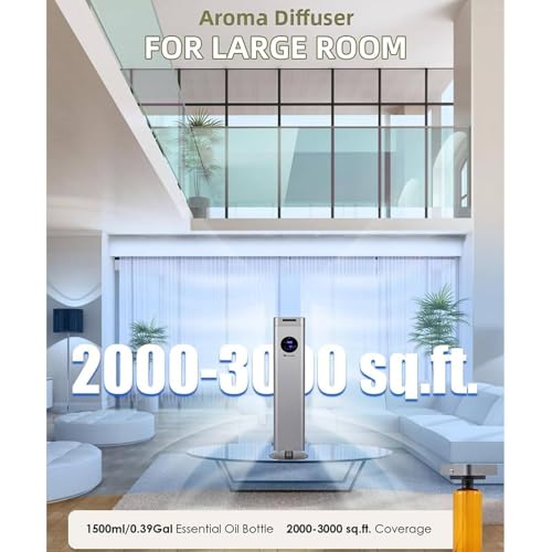 Diffuseur de parfum commercial, machine à air intelligent, nébulisation sans eau de 1500 ml pour bureau et salon