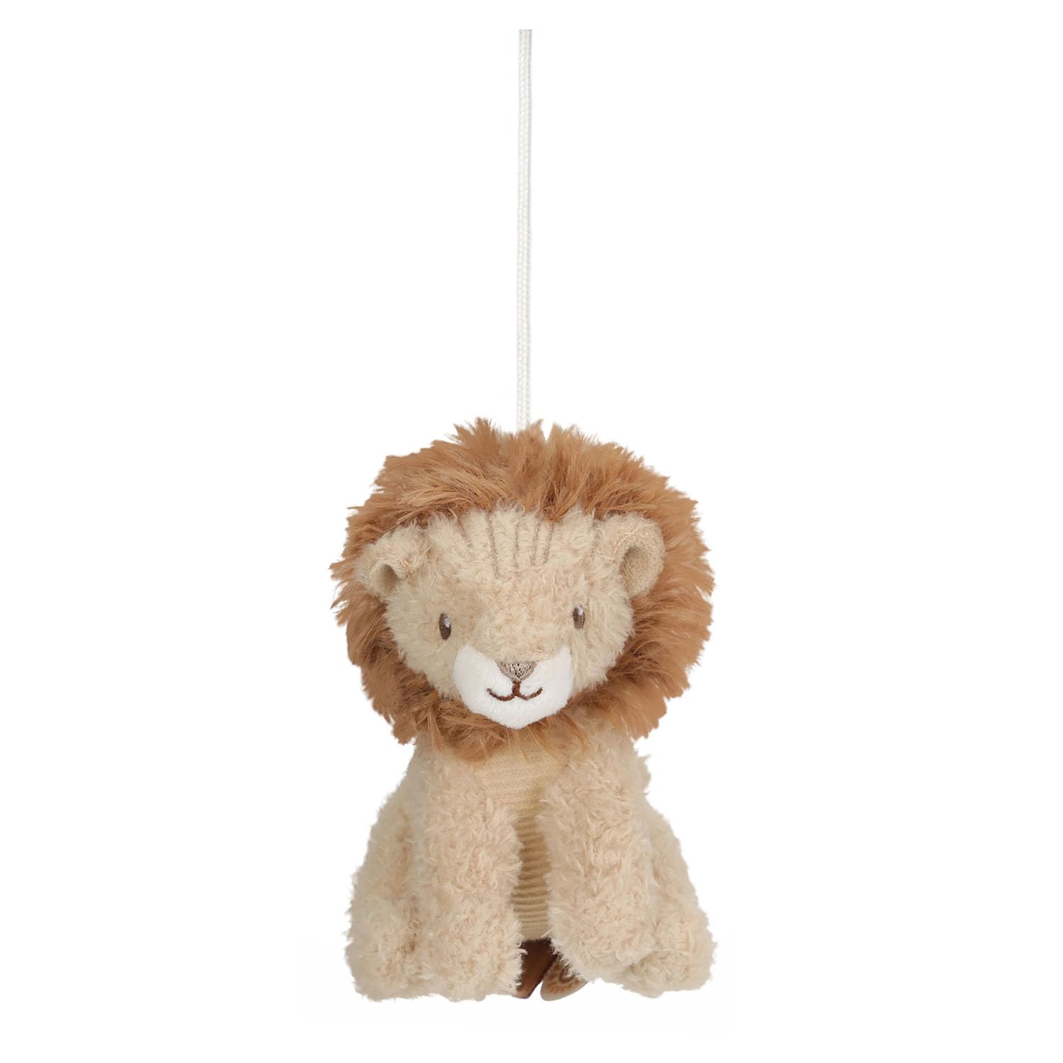 Little Dutch Musik Mobile - inklusive Spieluhr - mit Halterung aus Holz für Babybett - für Babys ab der Geburt - Unisex - Safari Friends