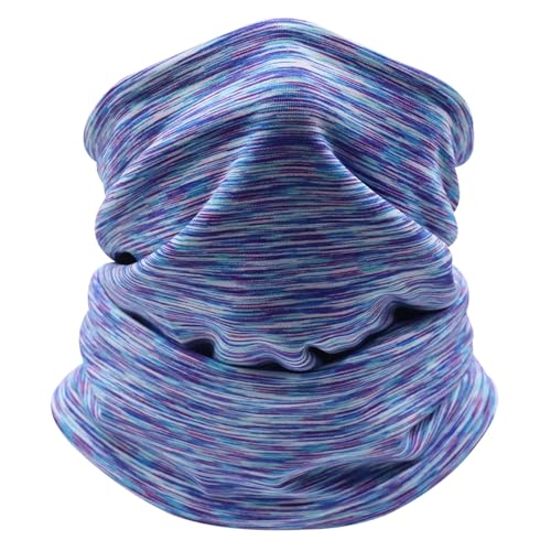 Winter Loop Scarf Men & Women, Multifunction Fabric Fleece Neck Warmer, Windproof Ski Mask Warmer for Outdoor