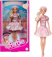 Barbie The Movie Doll, Margot Robbie as, Collectible Wearing Pink Blouse & Skirt Tutu Outfit, with Styled Hair & Matching Jewelry