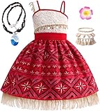 ODESABO Princess Costume for Girls,Ocean Princess with Accessories for Kids,Halloween Costume for Girls Dress Up (5-6 years)