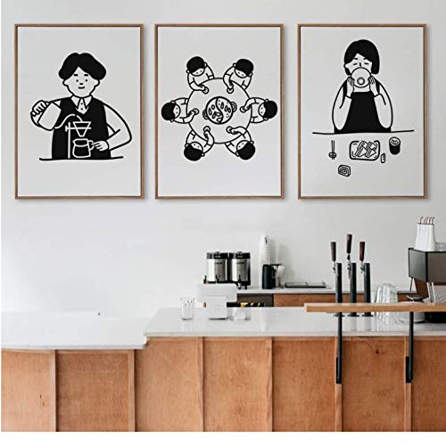 Affiche de la maison chat mignon grand format 50x70cm sans cadre