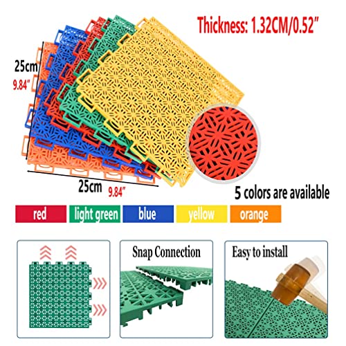 Floor Tiles Kleuterschool Modulaire In Elkaar Grijpende Vloertegels, Outdoor Stadium DIY Weerbestendige Splice Vloer… - Image 6