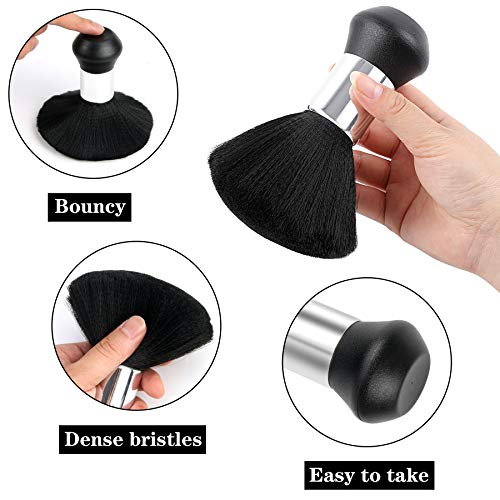 image for FEBSNOW Professional Hair Cutting Cape with Neck Duster Brush, Salon B